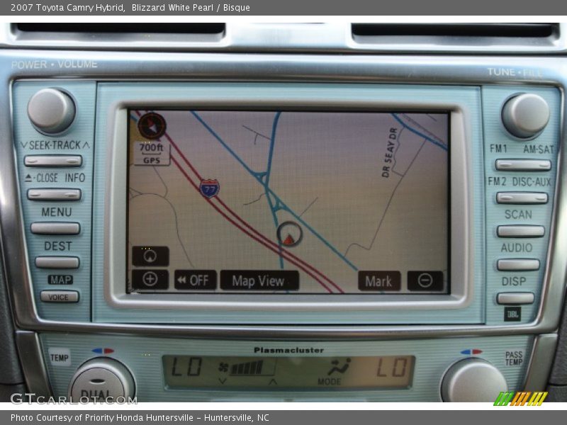 Blizzard White Pearl / Bisque 2007 Toyota Camry Hybrid