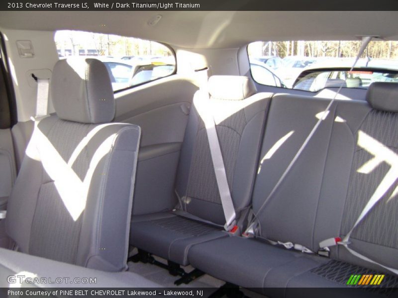 White / Dark Titanium/Light Titanium 2013 Chevrolet Traverse LS