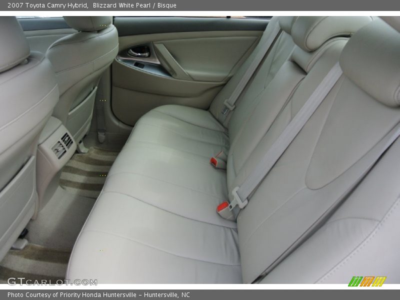 Blizzard White Pearl / Bisque 2007 Toyota Camry Hybrid