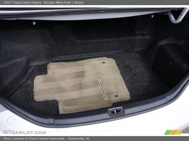 Blizzard White Pearl / Bisque 2007 Toyota Camry Hybrid