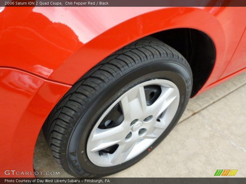 Chili Pepper Red / Black 2006 Saturn ION 2 Quad Coupe