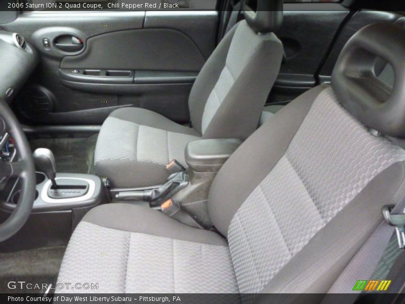  2006 ION 2 Quad Coupe Black Interior