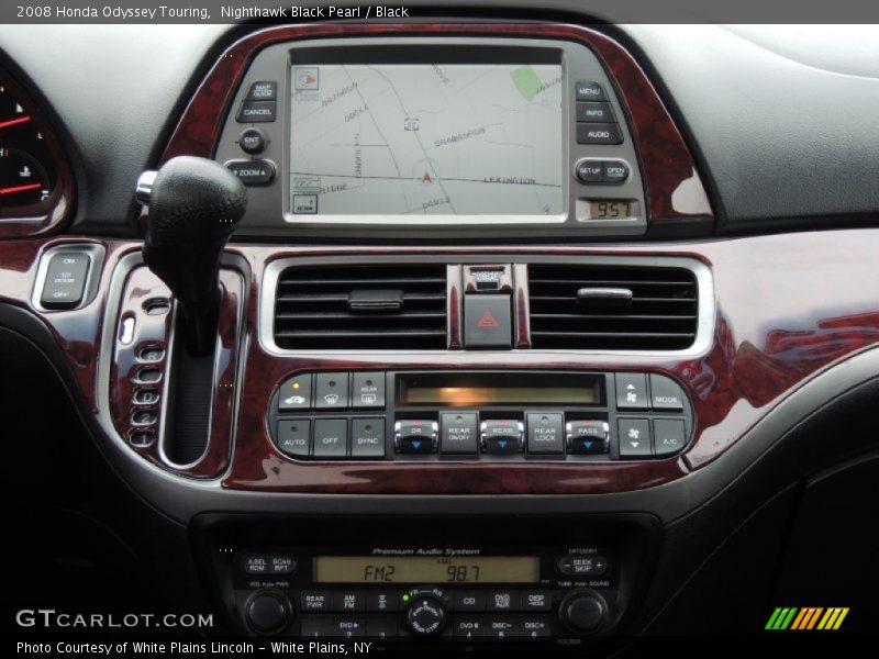 Controls of 2008 Odyssey Touring