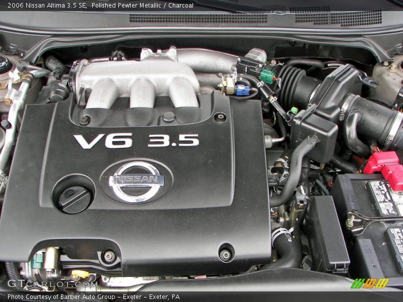 Polished Pewter Metallic / Charcoal 2006 Nissan Altima 3.5 SE