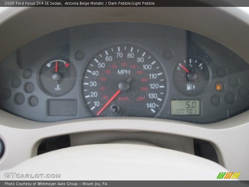  2005 Focus ZX4 SE Sedan ZX4 SE Sedan Gauges