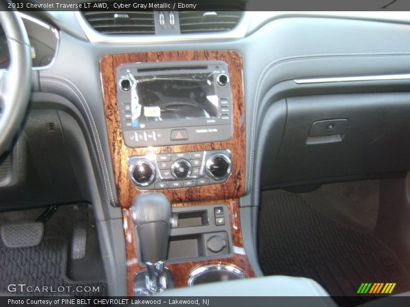 Cyber Gray Metallic / Ebony 2013 Chevrolet Traverse LT AWD