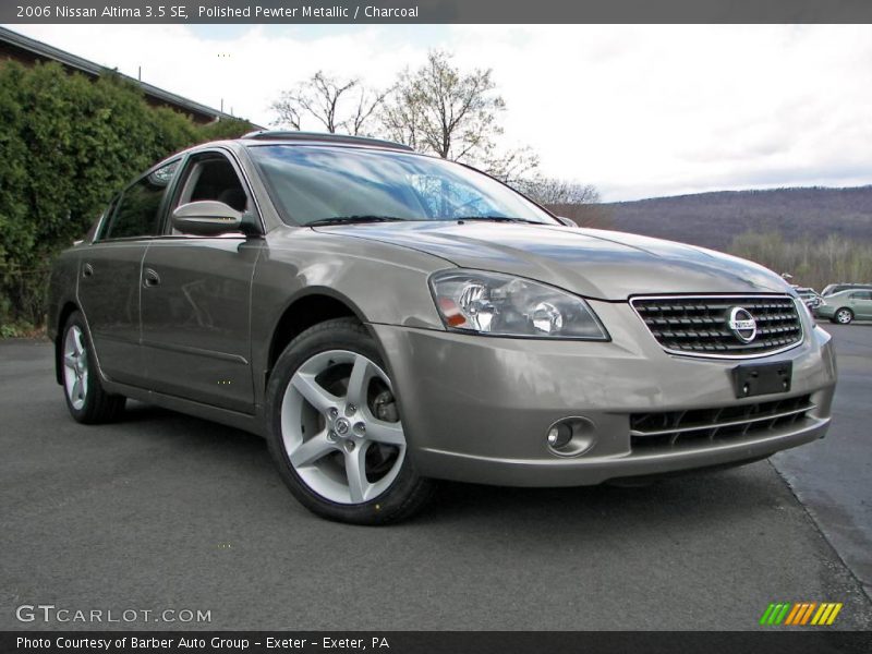 Polished Pewter Metallic / Charcoal 2006 Nissan Altima 3.5 SE