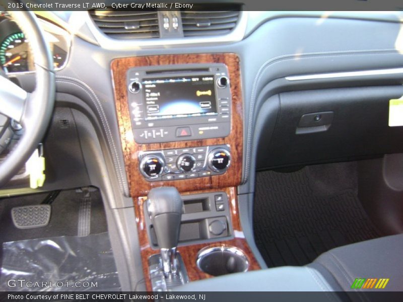 Cyber Gray Metallic / Ebony 2013 Chevrolet Traverse LT AWD