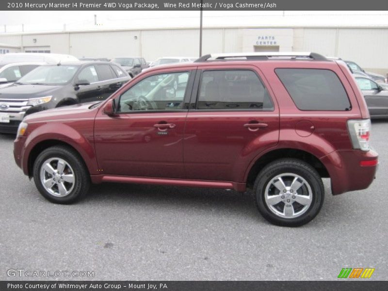  2010 Mariner I4 Premier 4WD Voga Package Wine Red Metallic