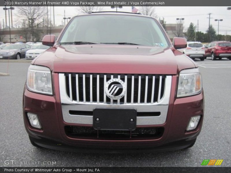 Wine Red Metallic / Voga Cashmere/Ash 2010 Mercury Mariner I4 Premier 4WD Voga Package