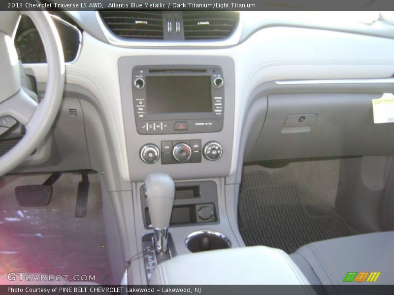 Atlantis Blue Metallic / Dark Titanium/Light Titanium 2013 Chevrolet Traverse LS AWD