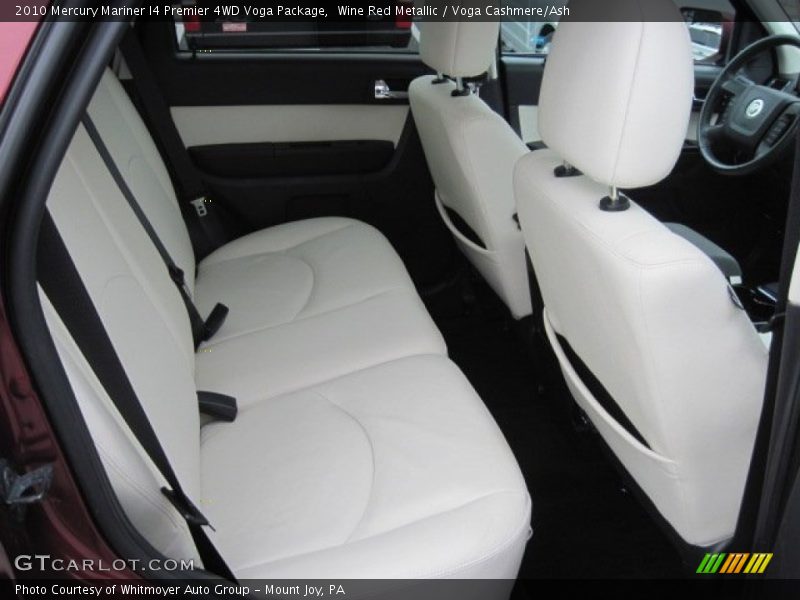 Rear Seat of 2010 Mariner I4 Premier 4WD Voga Package