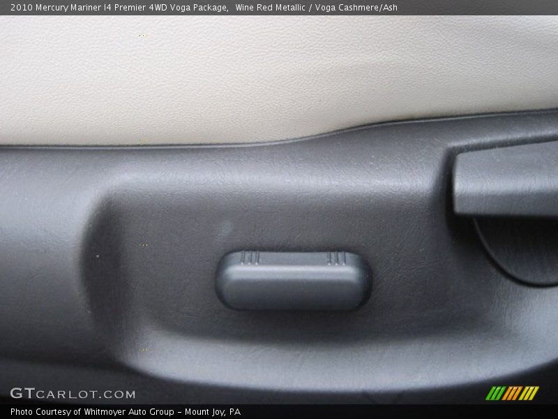 Wine Red Metallic / Voga Cashmere/Ash 2010 Mercury Mariner I4 Premier 4WD Voga Package