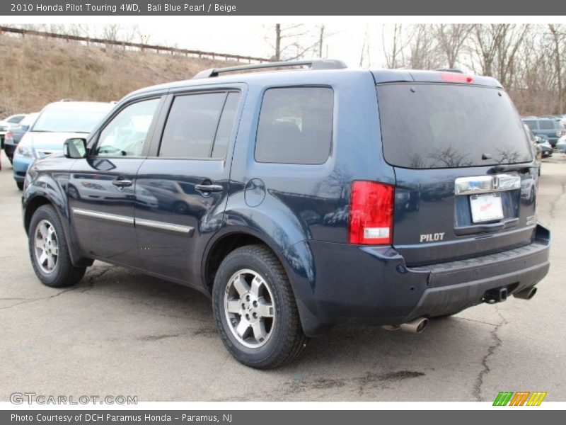 Bali Blue Pearl / Beige 2010 Honda Pilot Touring 4WD