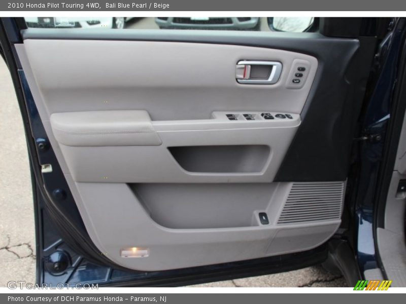 Bali Blue Pearl / Beige 2010 Honda Pilot Touring 4WD