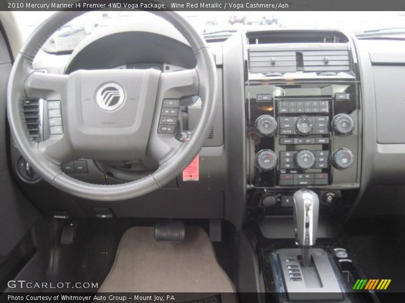 Dashboard of 2010 Mariner I4 Premier 4WD Voga Package
