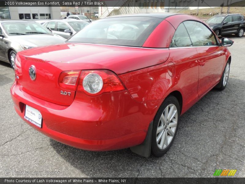 Salsa Red / Titan Black 2010 Volkswagen Eos Komfort