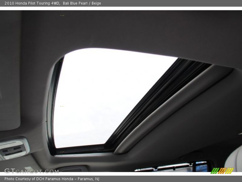 Bali Blue Pearl / Beige 2010 Honda Pilot Touring 4WD