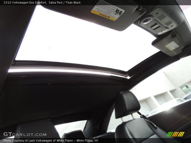Sunroof of 2010 Eos Komfort