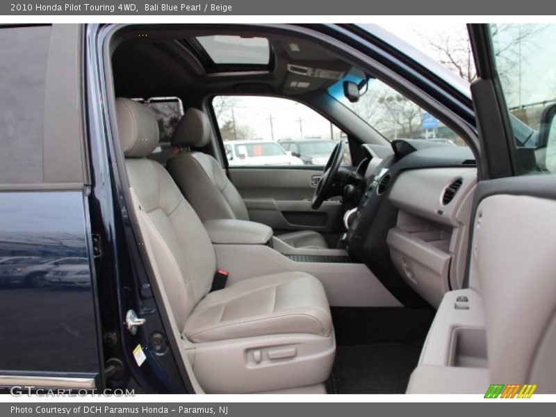 Bali Blue Pearl / Beige 2010 Honda Pilot Touring 4WD