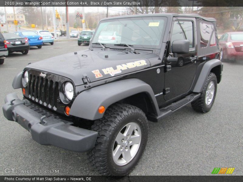 Black / Dark Slate Gray/Blue 2010 Jeep Wrangler Sport Islander Edition 4x4