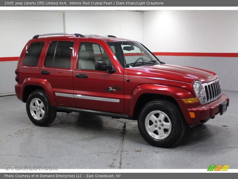  2005 Liberty CRD Limited 4x4 Inferno Red Crystal Pearl