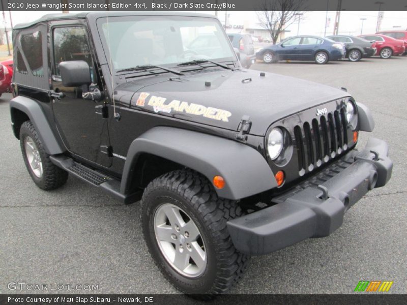 Black / Dark Slate Gray/Blue 2010 Jeep Wrangler Sport Islander Edition 4x4