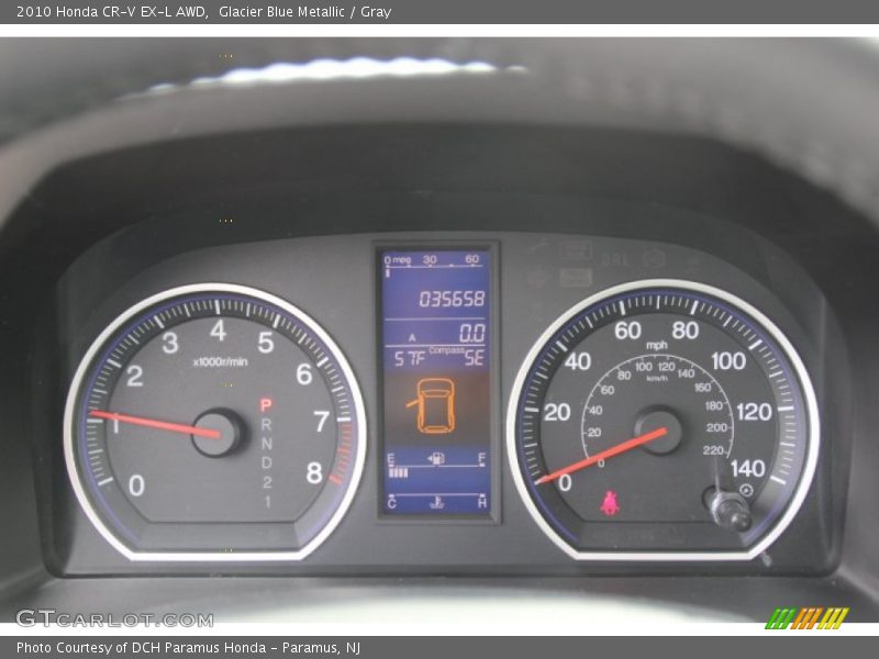 2010 CR-V EX-L AWD EX-L AWD Gauges