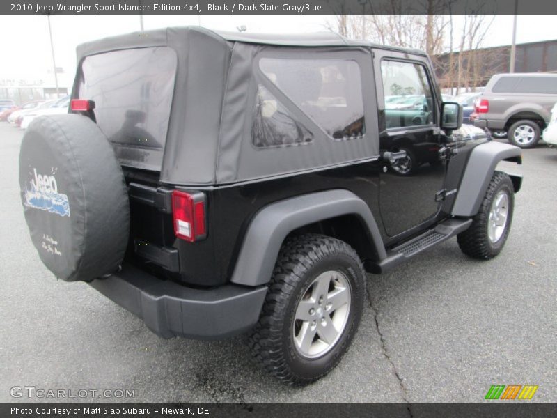Black / Dark Slate Gray/Blue 2010 Jeep Wrangler Sport Islander Edition 4x4