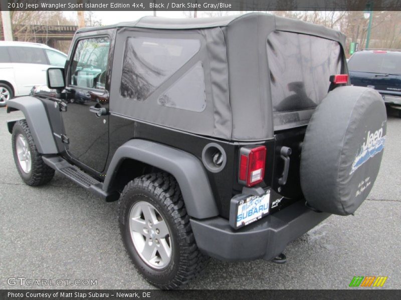 Black / Dark Slate Gray/Blue 2010 Jeep Wrangler Sport Islander Edition 4x4