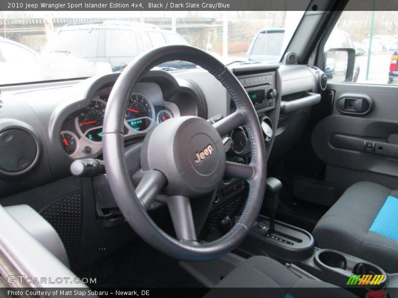 Black / Dark Slate Gray/Blue 2010 Jeep Wrangler Sport Islander Edition 4x4