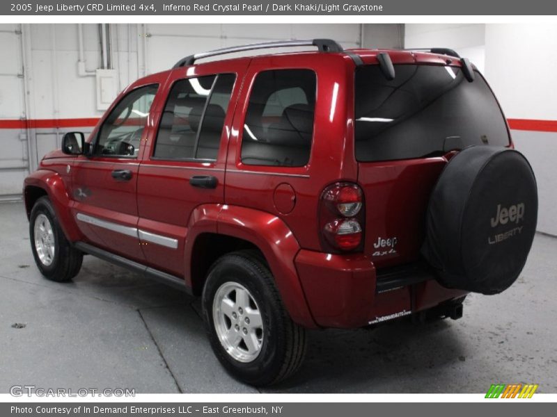 Inferno Red Crystal Pearl / Dark Khaki/Light Graystone 2005 Jeep Liberty CRD Limited 4x4