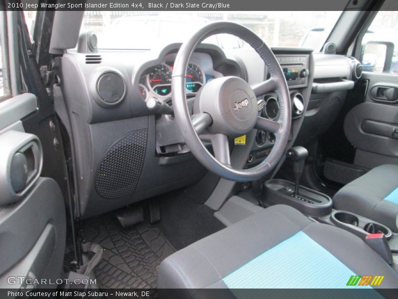 Black / Dark Slate Gray/Blue 2010 Jeep Wrangler Sport Islander Edition 4x4