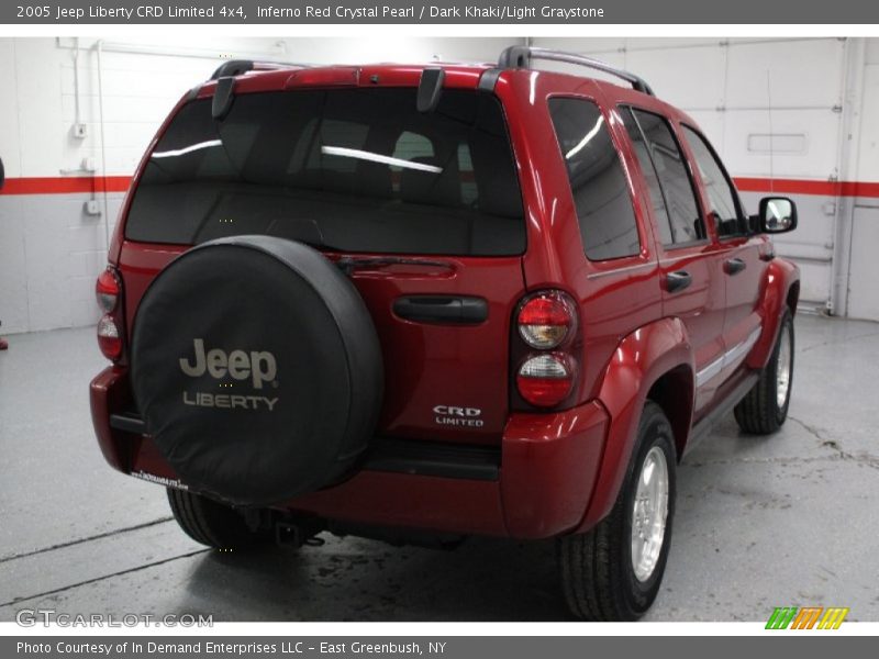 Inferno Red Crystal Pearl / Dark Khaki/Light Graystone 2005 Jeep Liberty CRD Limited 4x4