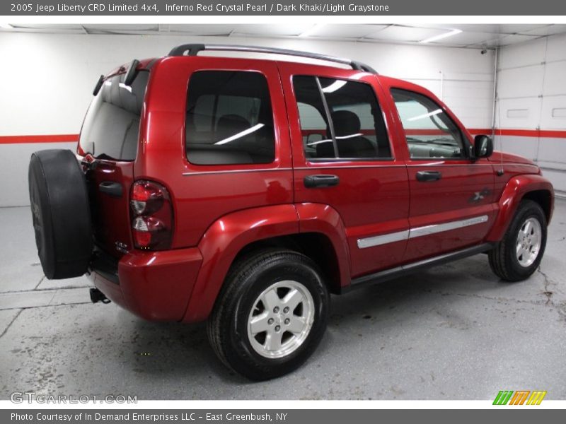 Inferno Red Crystal Pearl / Dark Khaki/Light Graystone 2005 Jeep Liberty CRD Limited 4x4
