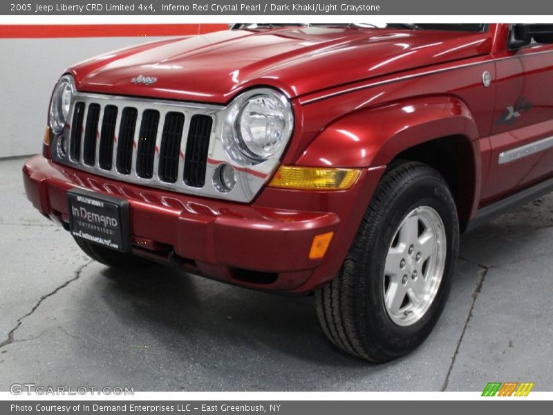 Inferno Red Crystal Pearl / Dark Khaki/Light Graystone 2005 Jeep Liberty CRD Limited 4x4