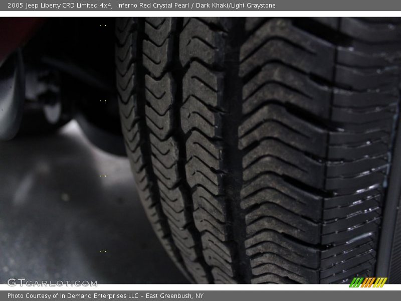 Inferno Red Crystal Pearl / Dark Khaki/Light Graystone 2005 Jeep Liberty CRD Limited 4x4
