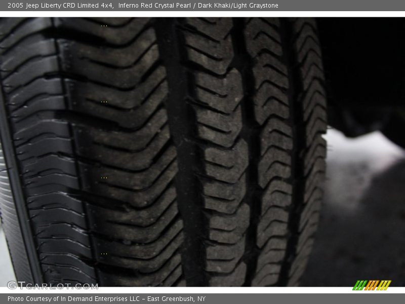 Inferno Red Crystal Pearl / Dark Khaki/Light Graystone 2005 Jeep Liberty CRD Limited 4x4