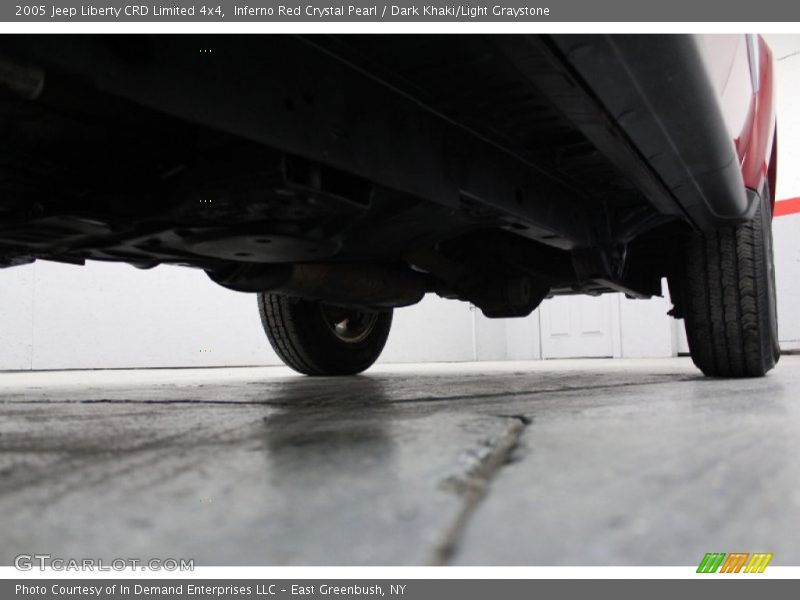 Inferno Red Crystal Pearl / Dark Khaki/Light Graystone 2005 Jeep Liberty CRD Limited 4x4