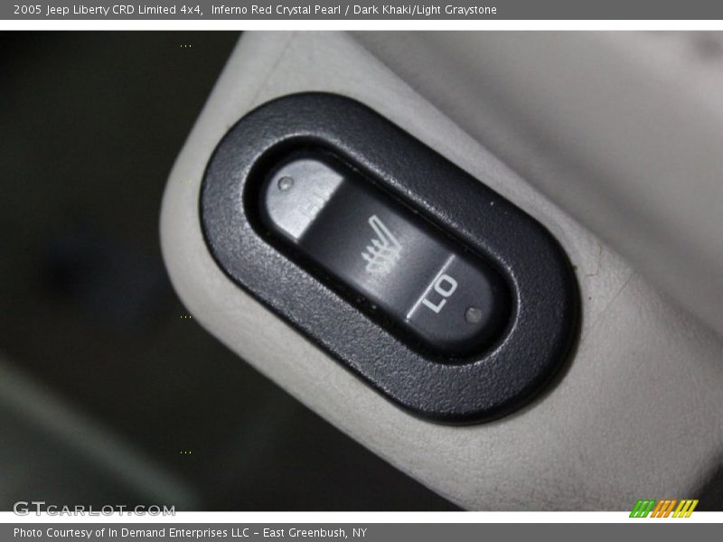 Inferno Red Crystal Pearl / Dark Khaki/Light Graystone 2005 Jeep Liberty CRD Limited 4x4