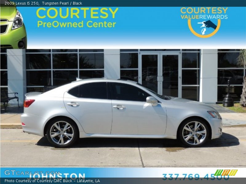 Tungsten Pearl / Black 2009 Lexus IS 250