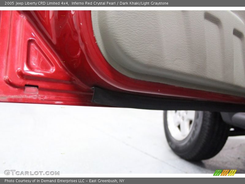 Inferno Red Crystal Pearl / Dark Khaki/Light Graystone 2005 Jeep Liberty CRD Limited 4x4