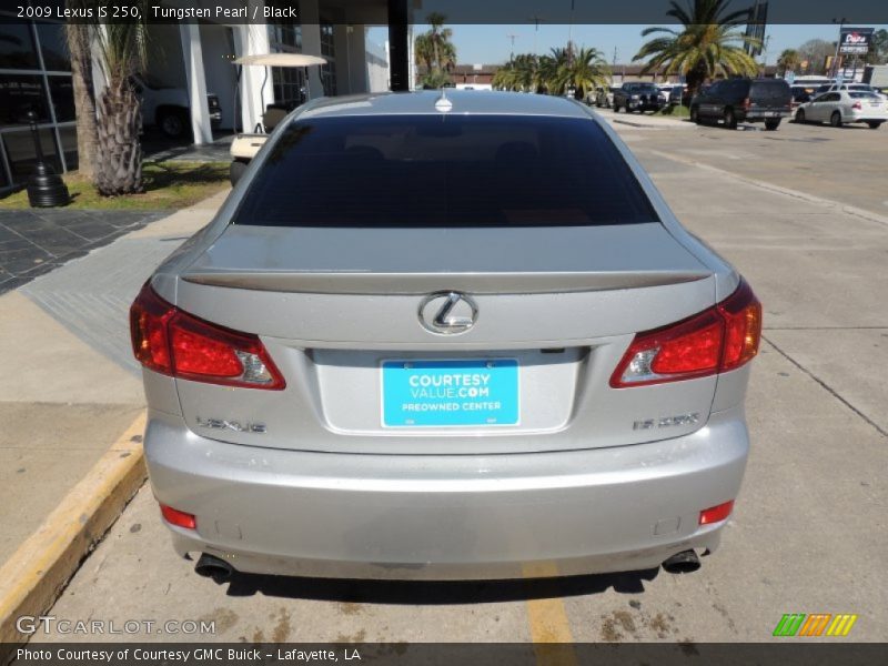 Tungsten Pearl / Black 2009 Lexus IS 250