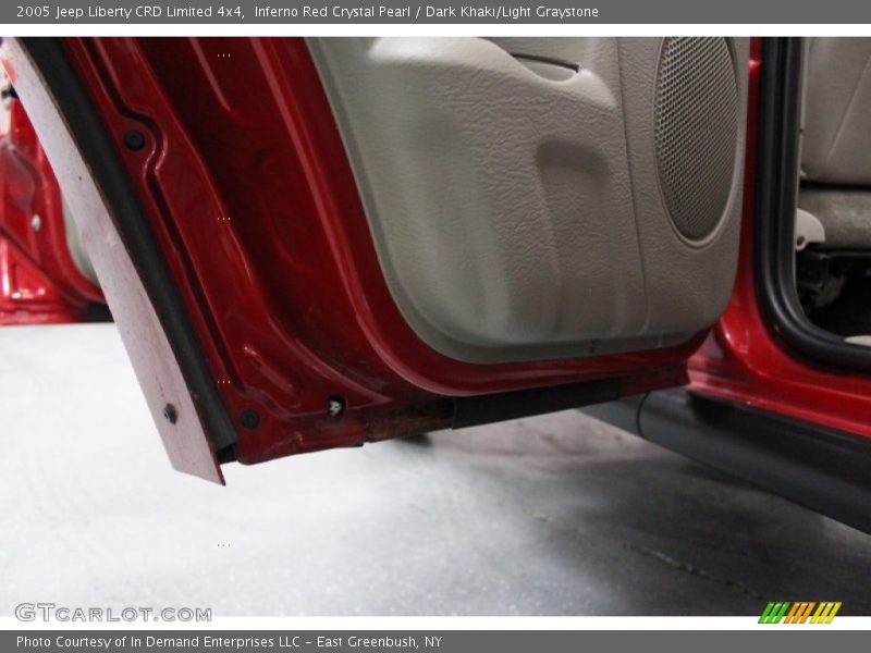 Inferno Red Crystal Pearl / Dark Khaki/Light Graystone 2005 Jeep Liberty CRD Limited 4x4