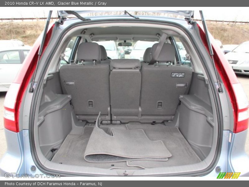 Glacier Blue Metallic / Gray 2010 Honda CR-V LX AWD