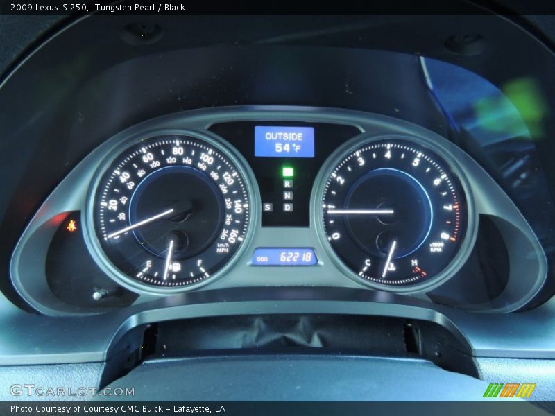 Tungsten Pearl / Black 2009 Lexus IS 250
