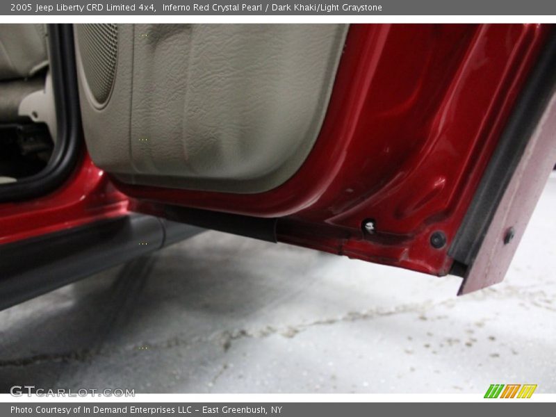 Inferno Red Crystal Pearl / Dark Khaki/Light Graystone 2005 Jeep Liberty CRD Limited 4x4