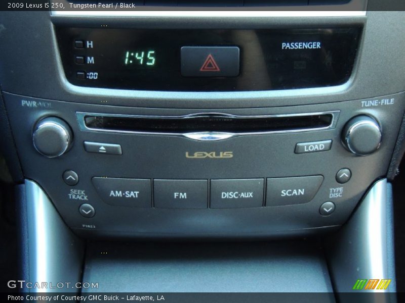 Tungsten Pearl / Black 2009 Lexus IS 250