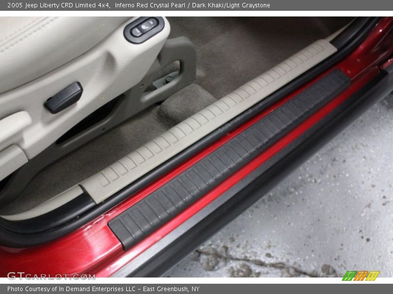 Inferno Red Crystal Pearl / Dark Khaki/Light Graystone 2005 Jeep Liberty CRD Limited 4x4