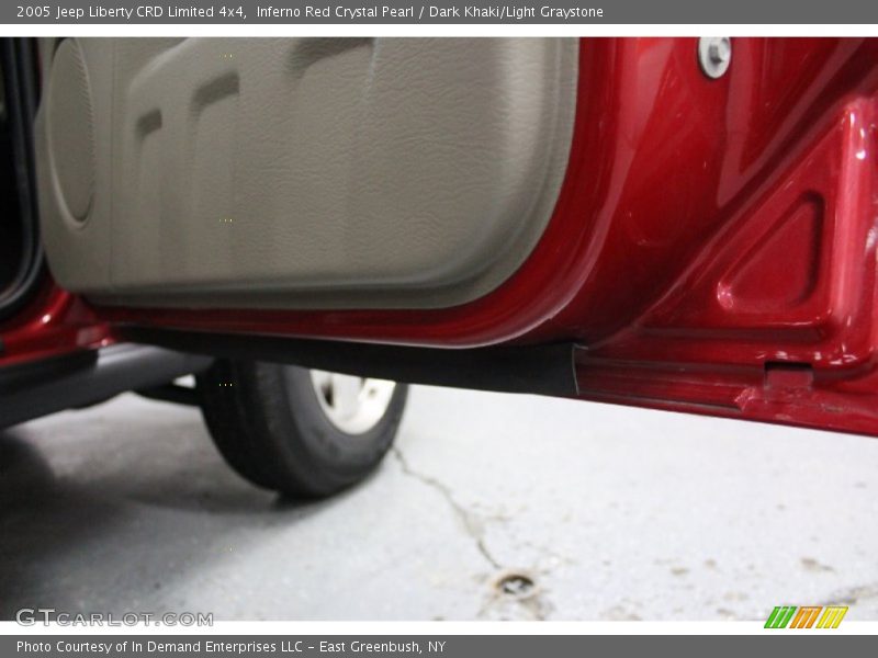 Inferno Red Crystal Pearl / Dark Khaki/Light Graystone 2005 Jeep Liberty CRD Limited 4x4